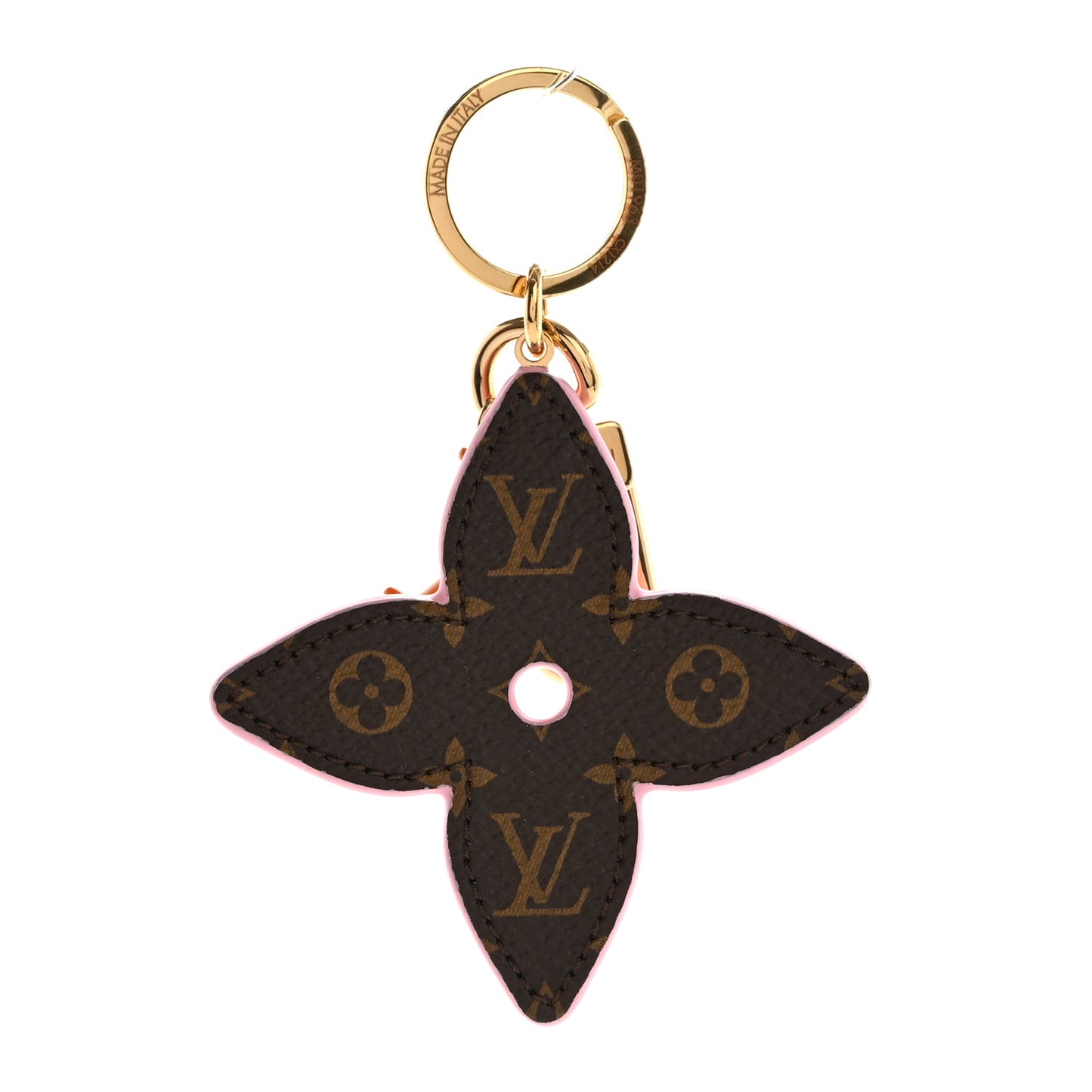Monogram LV Pop Flower Bag Charm Key Holder