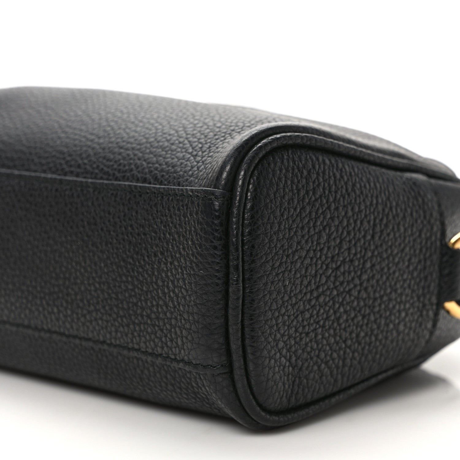 Salvatore Ferragamo Calfskin Travel Camera Crossbody Bag Black 10 of 13
