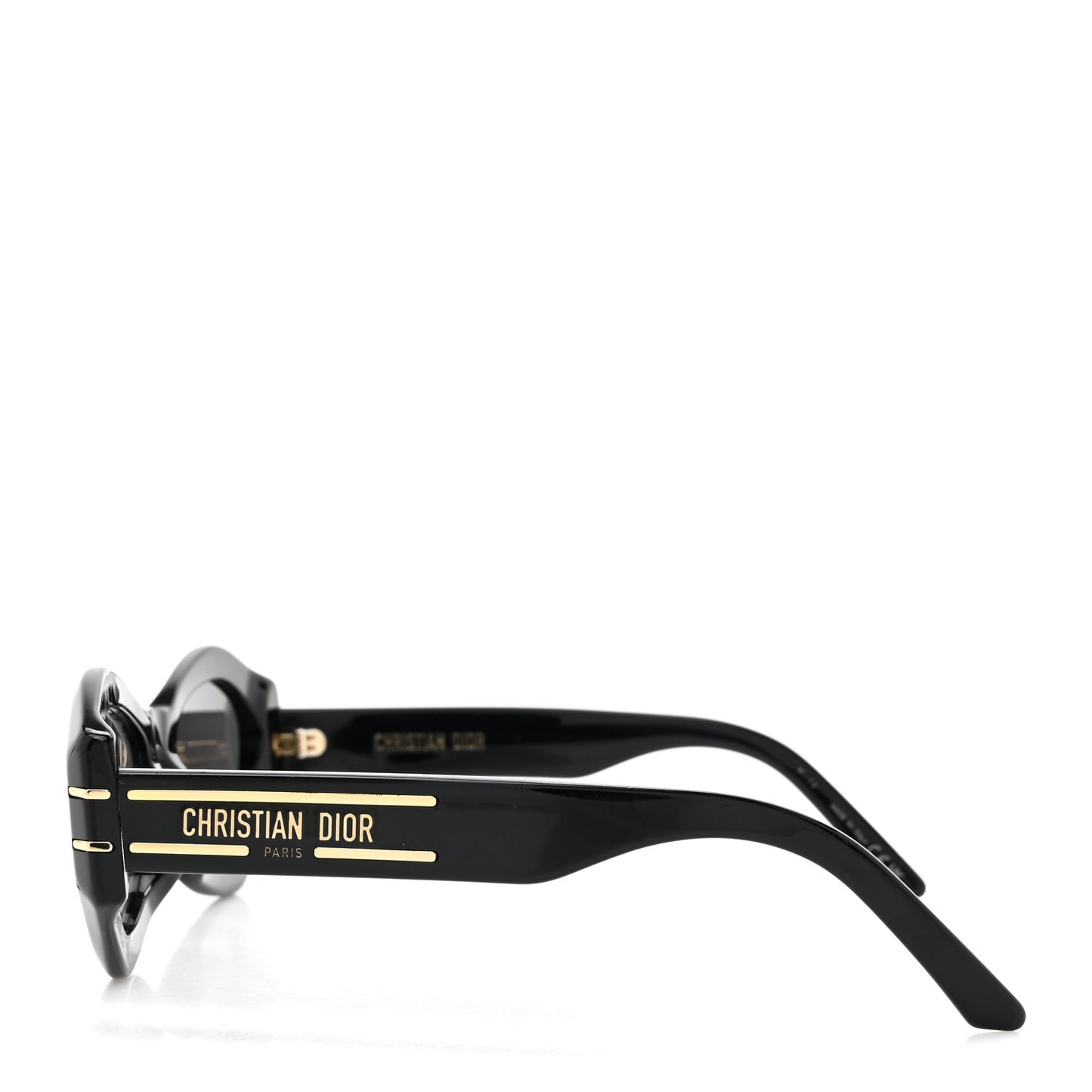 Acetate DiorSignature B1U Butterfly Sunglasses Black