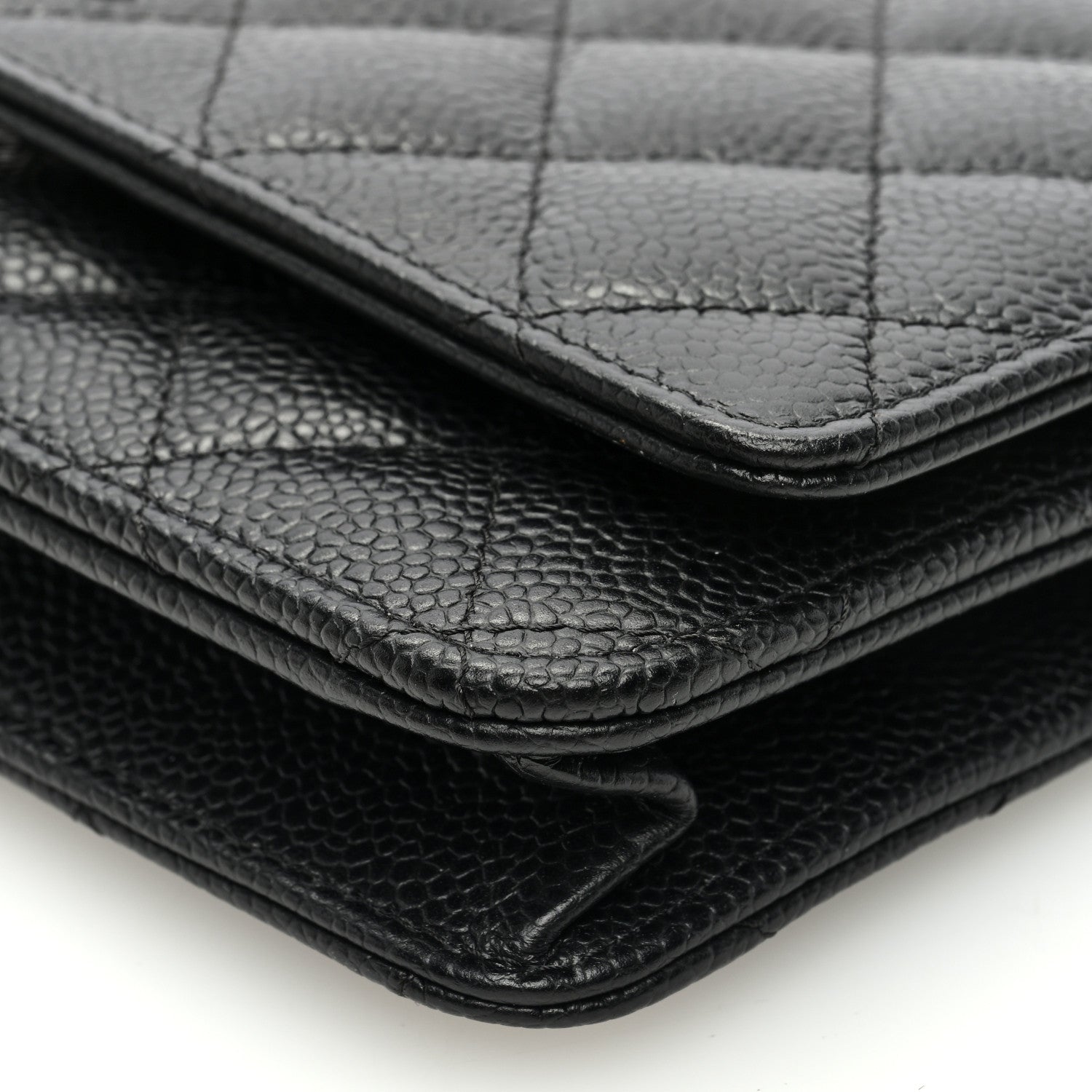 Chanel Caviar Quilted Wallet on Chain WOC Black 10 of 10