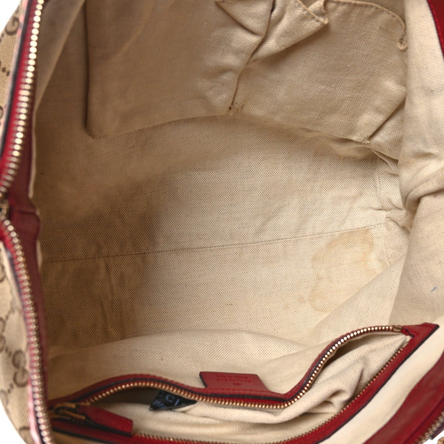 Monogram Small Lovely Heart Tote Red
