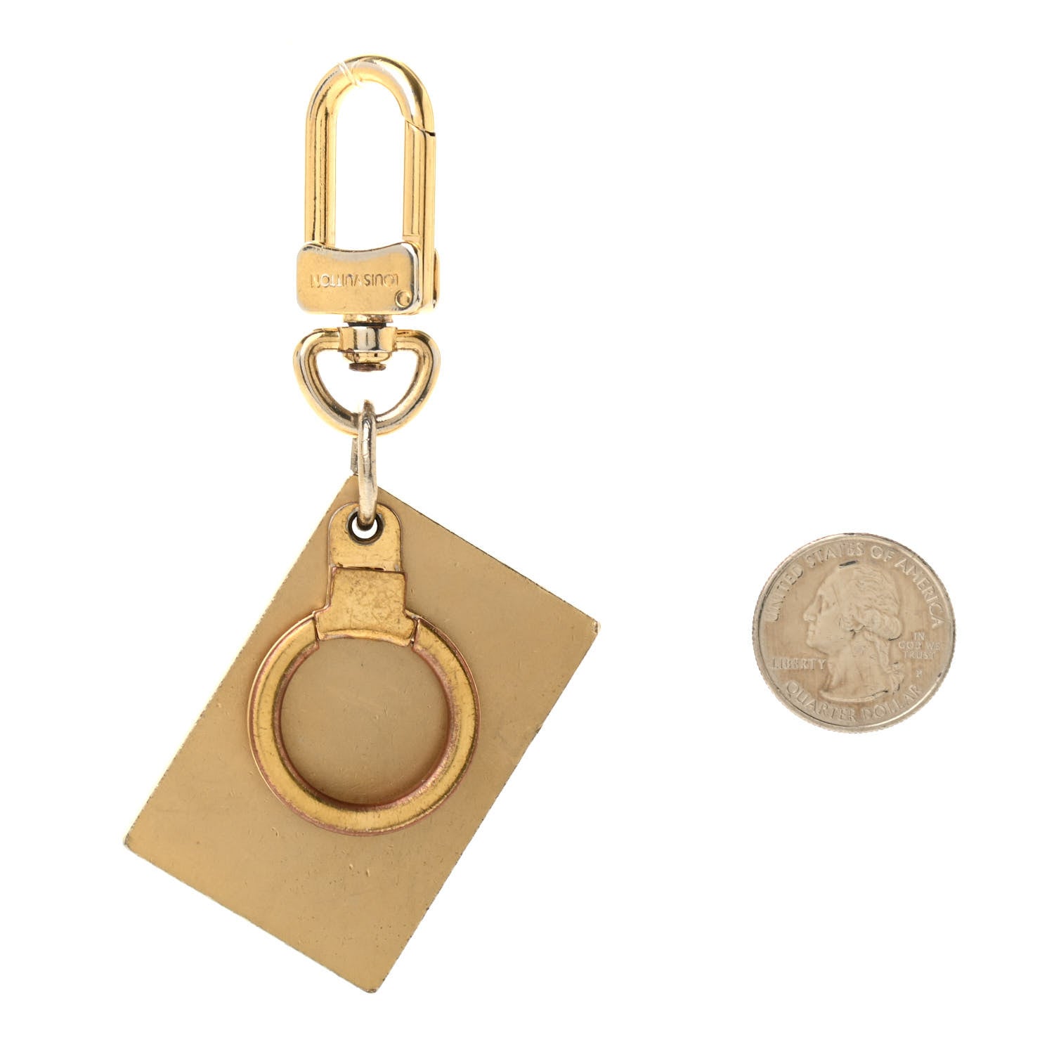 Louis Vuitton Travel Chain Extender Key Ring Gold 2 of 4