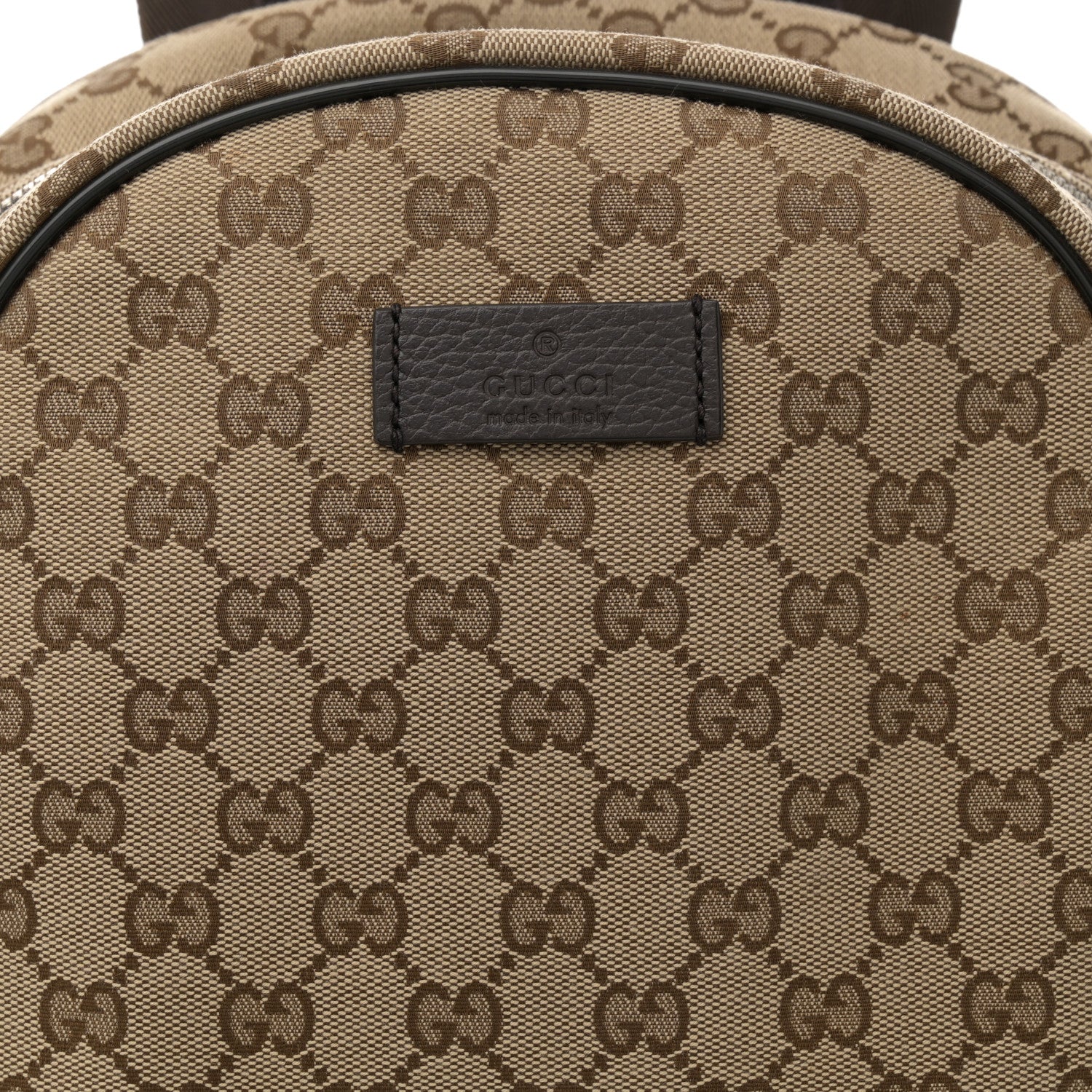 Gucci Monogram Travel Backpack Dark Brown 8 of 12
