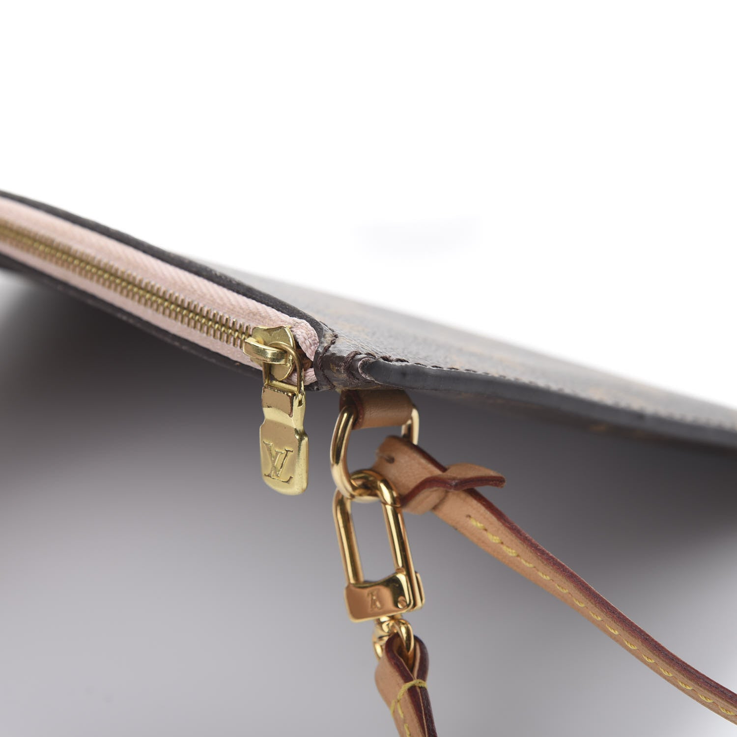 Louis Vuitton Monogram Neverfull MM GM Pochette Rose Ballerine 11 of 11