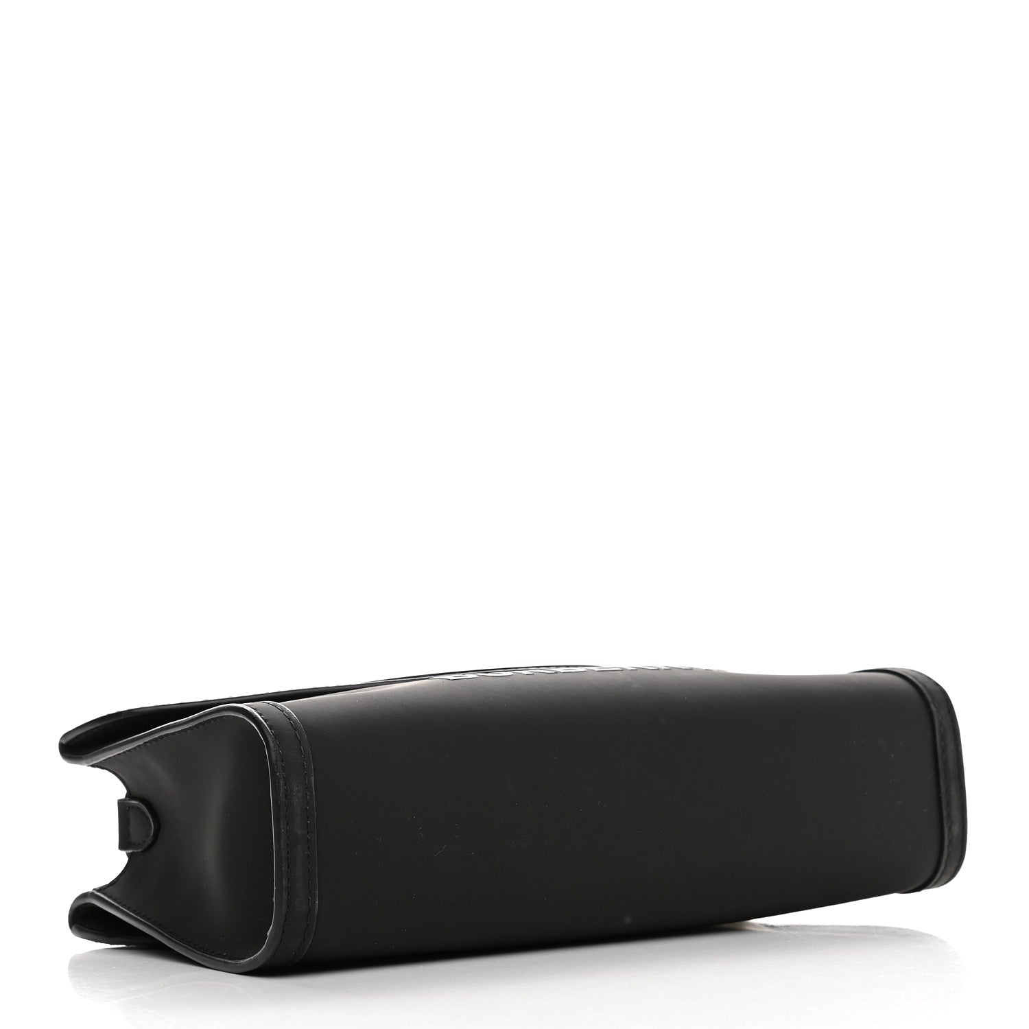 Burberry Rubberised Cotton Foldover Pocket Bag Black 4 of 8
