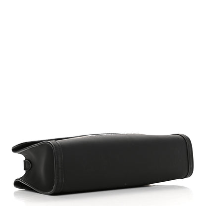 Burberry Rubberised Cotton Foldover Pocket Bag Black 4 of 8