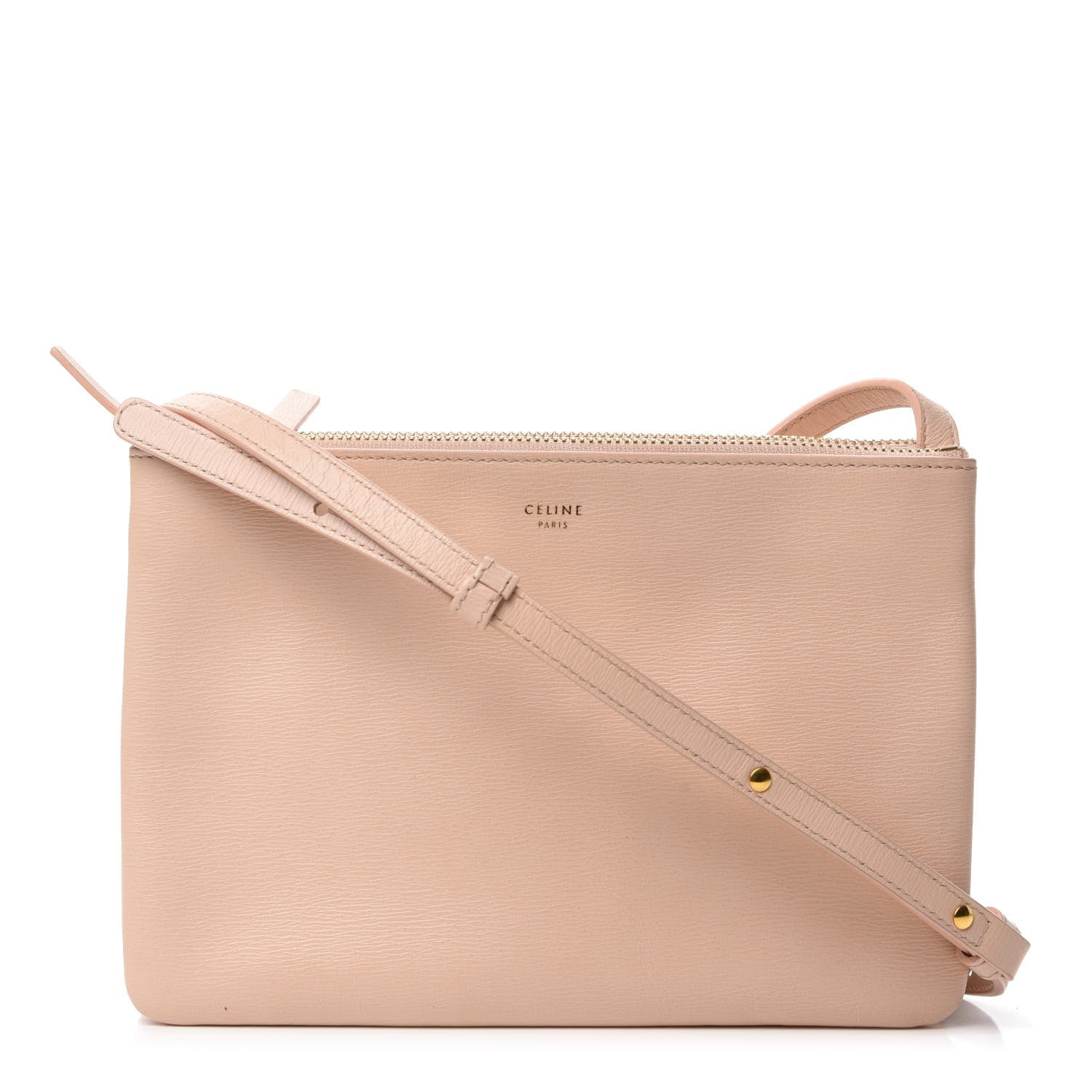 Celine Liege Calfskin Small Trio Crossbody Bag Blush 1 of 10