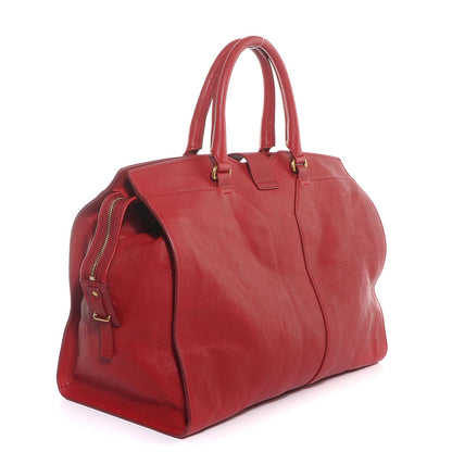 Saint Laurent Sheepskin Large Cabas ChYc Red 3 of 8