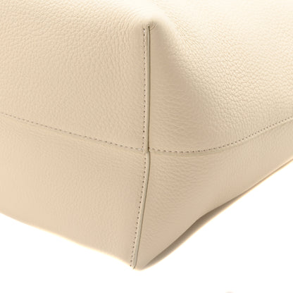The Row Grained Calfskin Medium N/S Park Tote Ivory 10 of 10