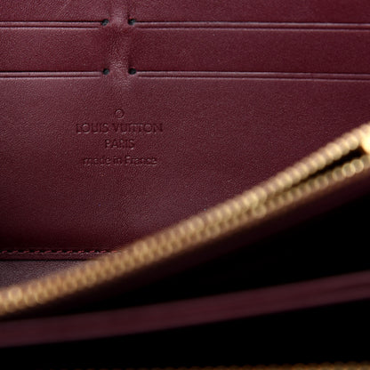 Louis Vuitton Vernis Zippy Wallet Rouge Fauviste 6 of 7