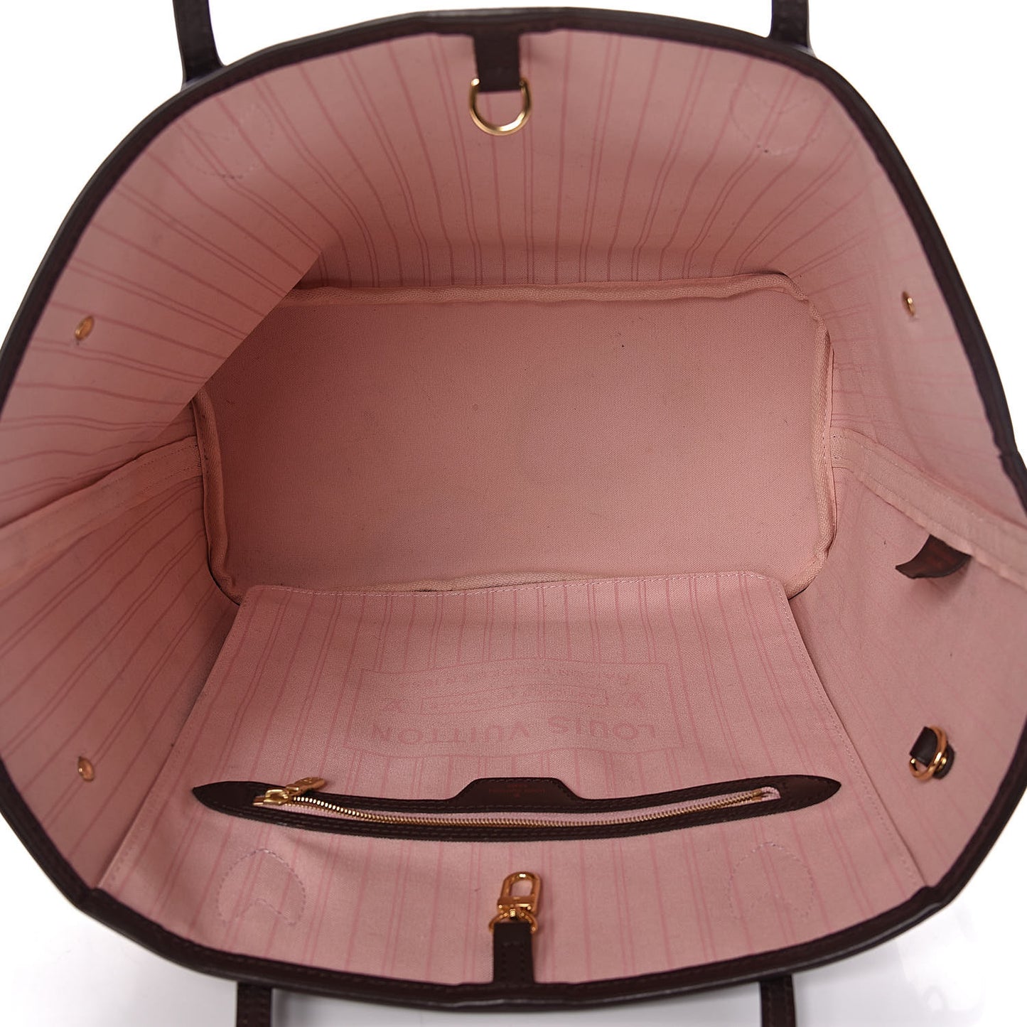 Damier Ebene Neo Neverfull MM Rose Ballerine