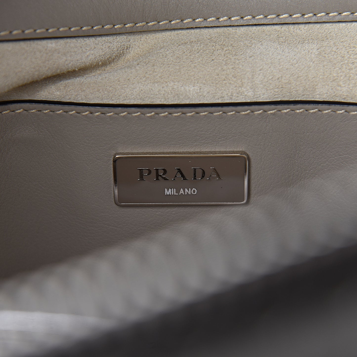 City Calf Small Hand Stitched Galleria Double Zip Tote Calce
