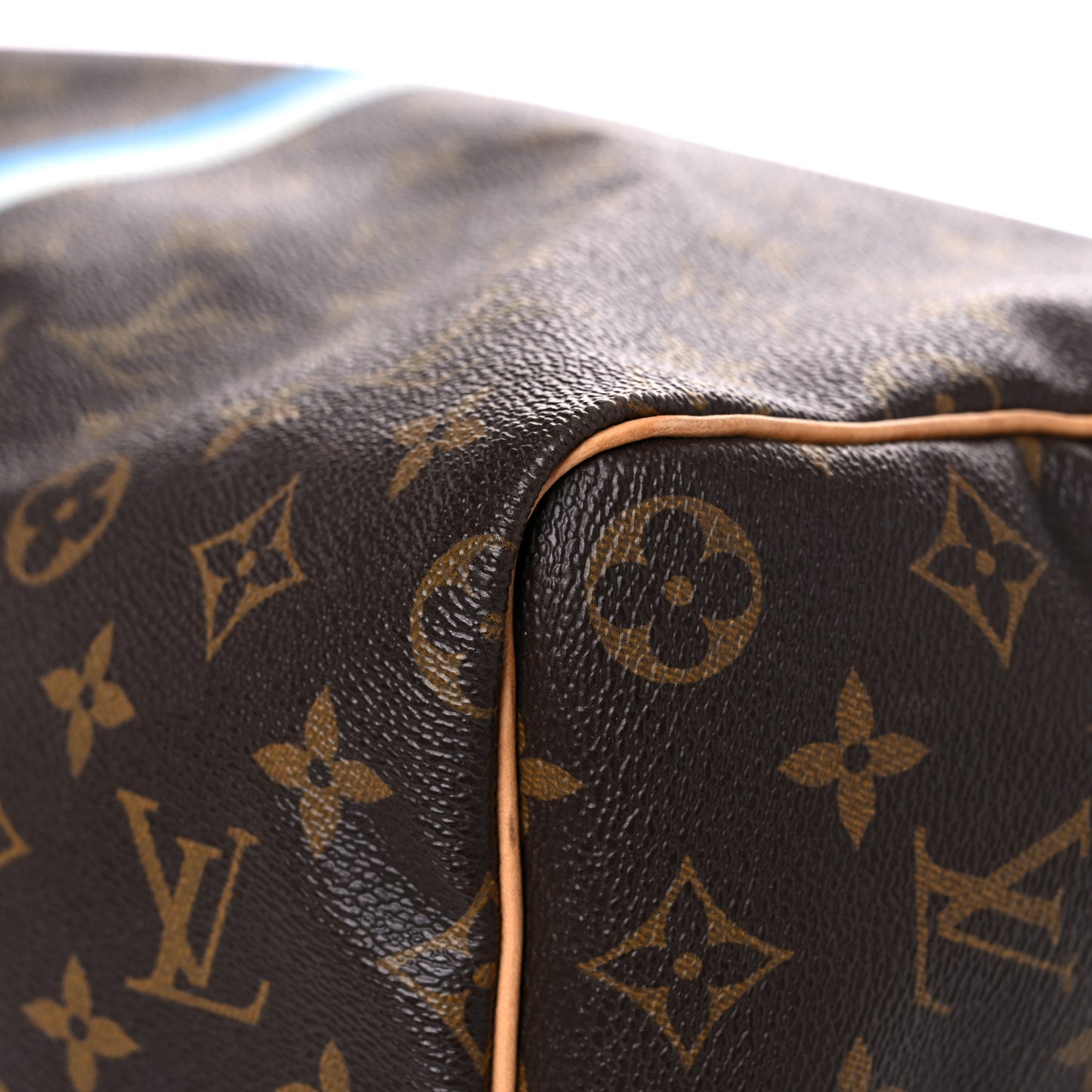 Monogram My LV Heritage Speedy Bandouliere 40 Gris Blue Clair