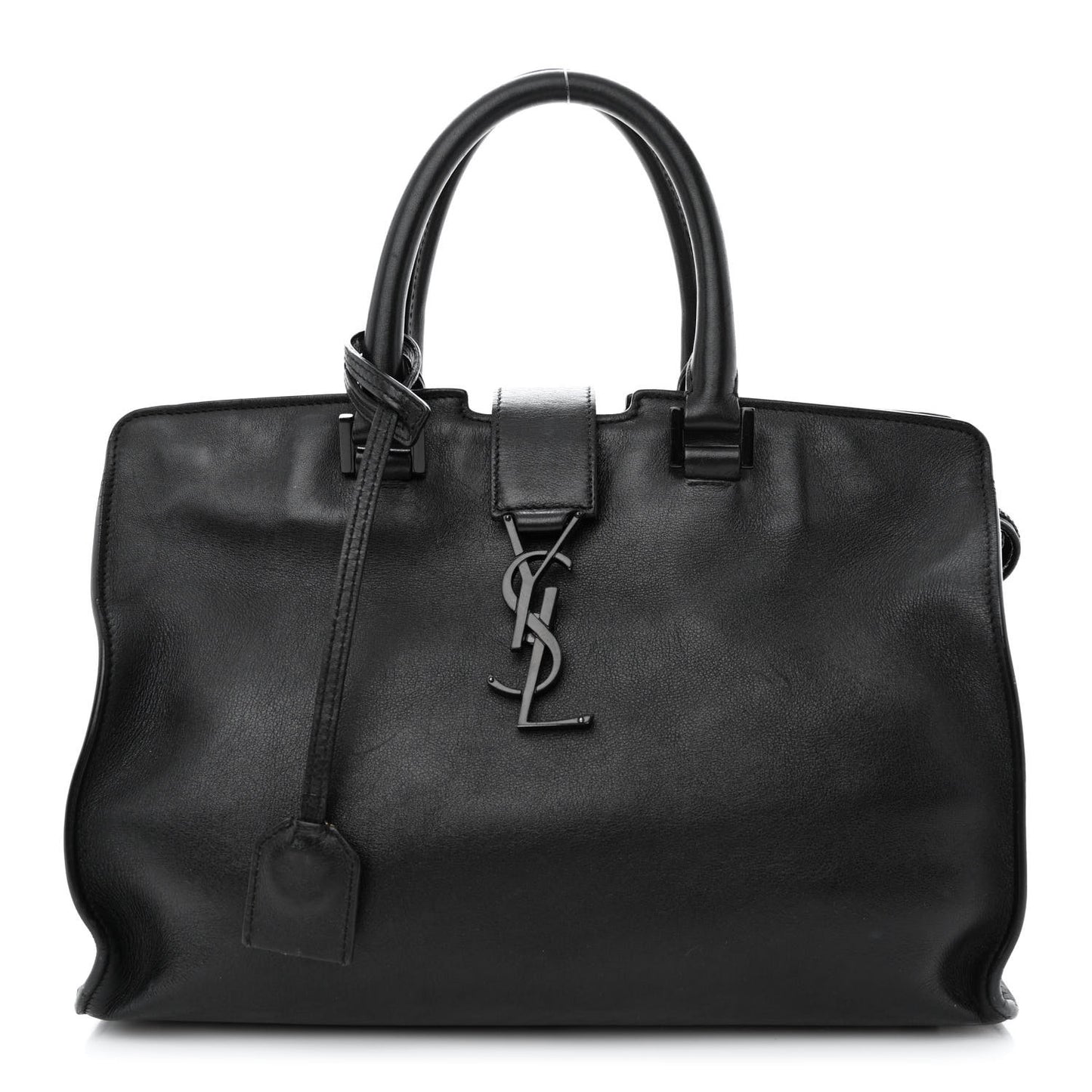 Calfskin Small Monogram Cabas Black