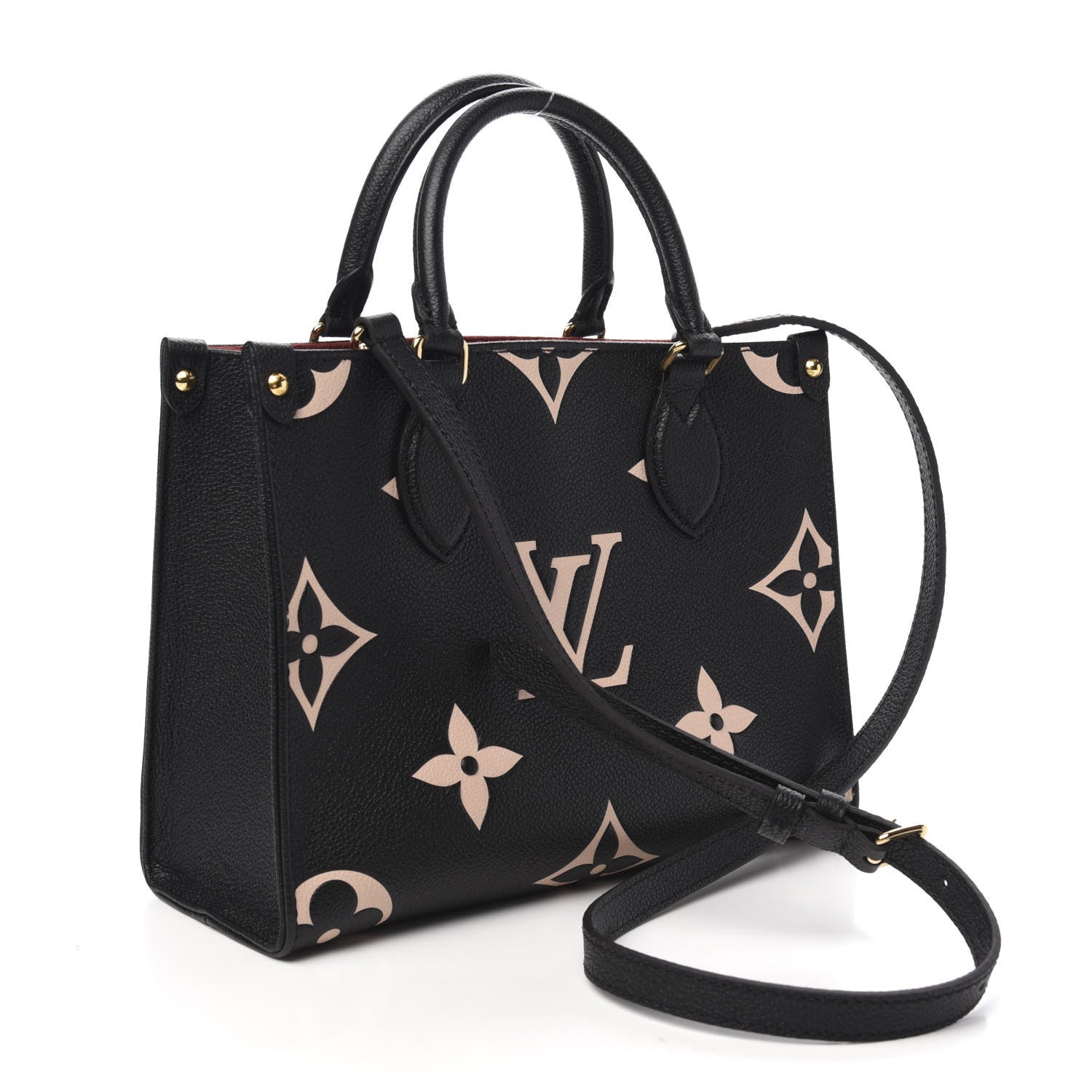 Louis Vuitton Empreinte Monogram Giant Onthego PM Black Beige 3 of 11