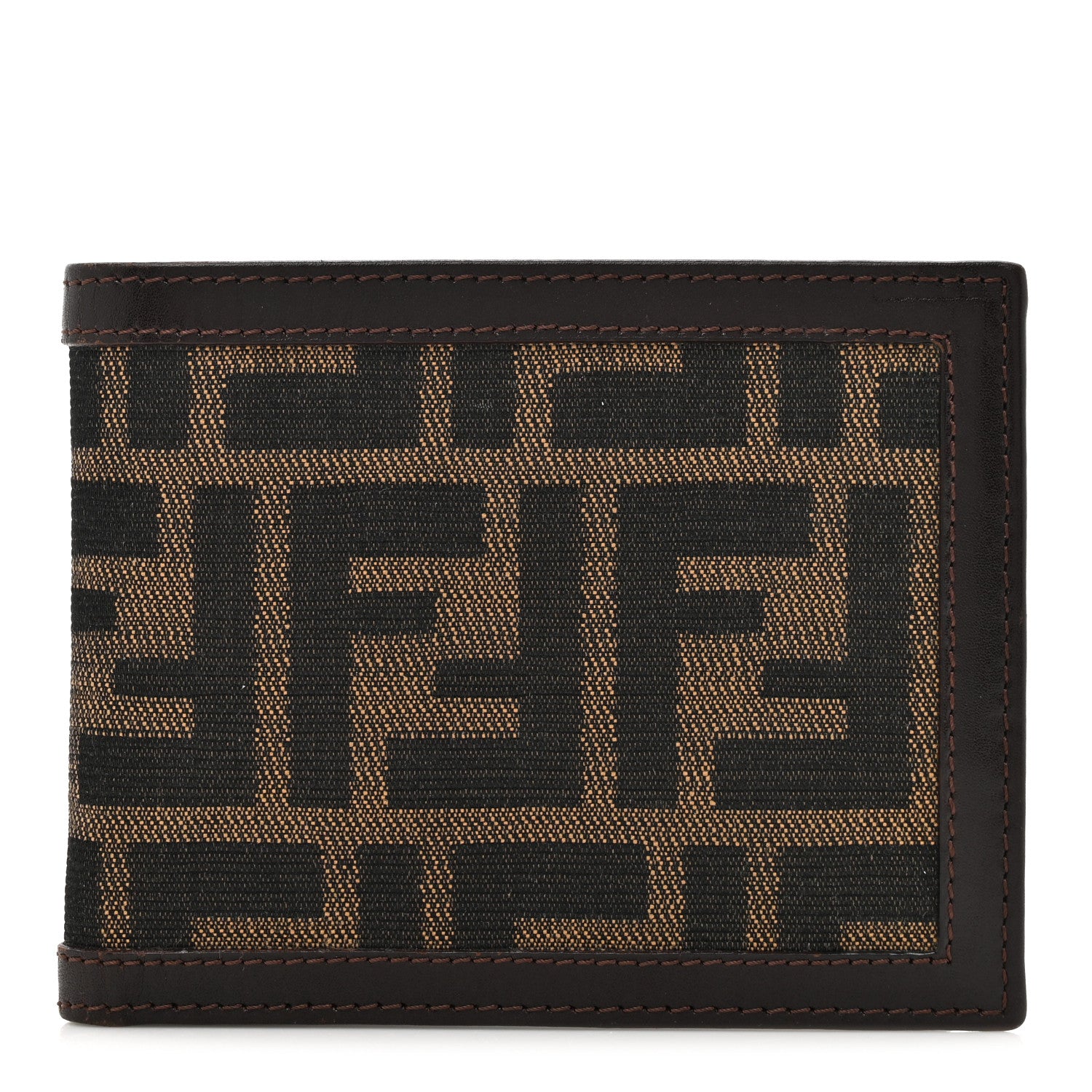 Fendi Zucca Bi-Fold Wallet Tobacco 1 of 11