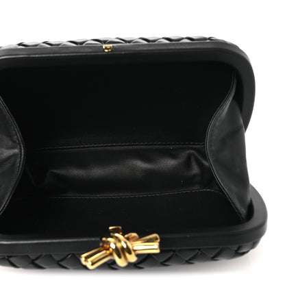Bottega Veneta Nappa Intrecciato Knot Clutch Black 5 of 11