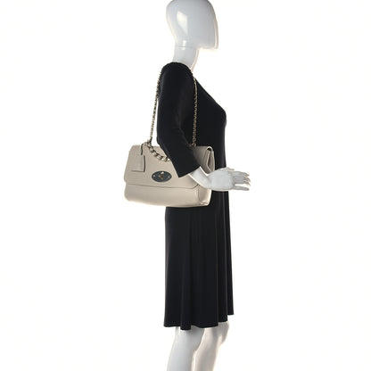 Mulberry Small Classic Grain Calfskin Medium Lily Flap Grey 2 of 11