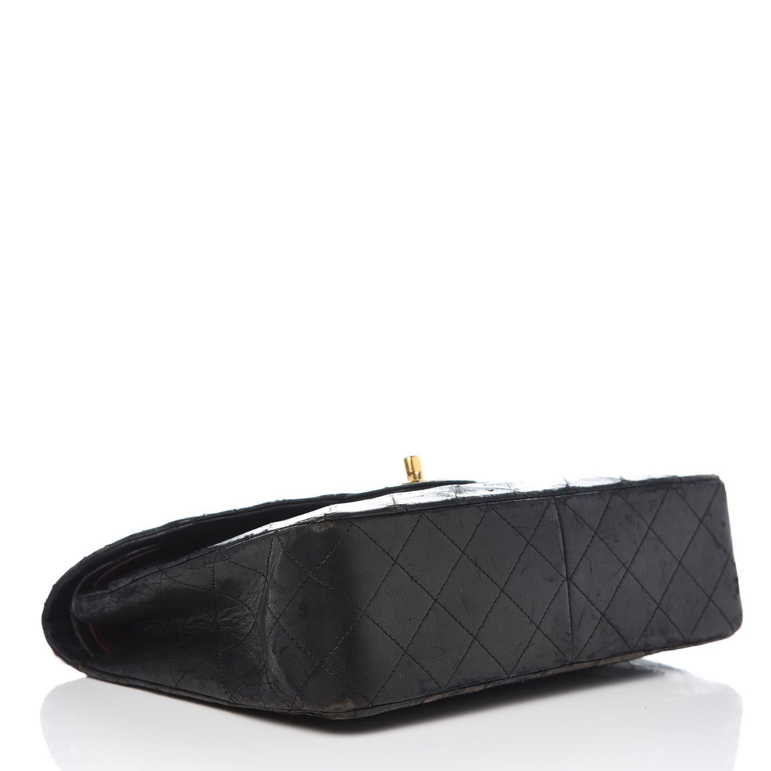 Chanel Lambskin Quilted Medium Double Flap Black 4 of 19