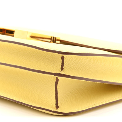 Hermes Epsom Constance 24 Jaune Poussin 10 of 12