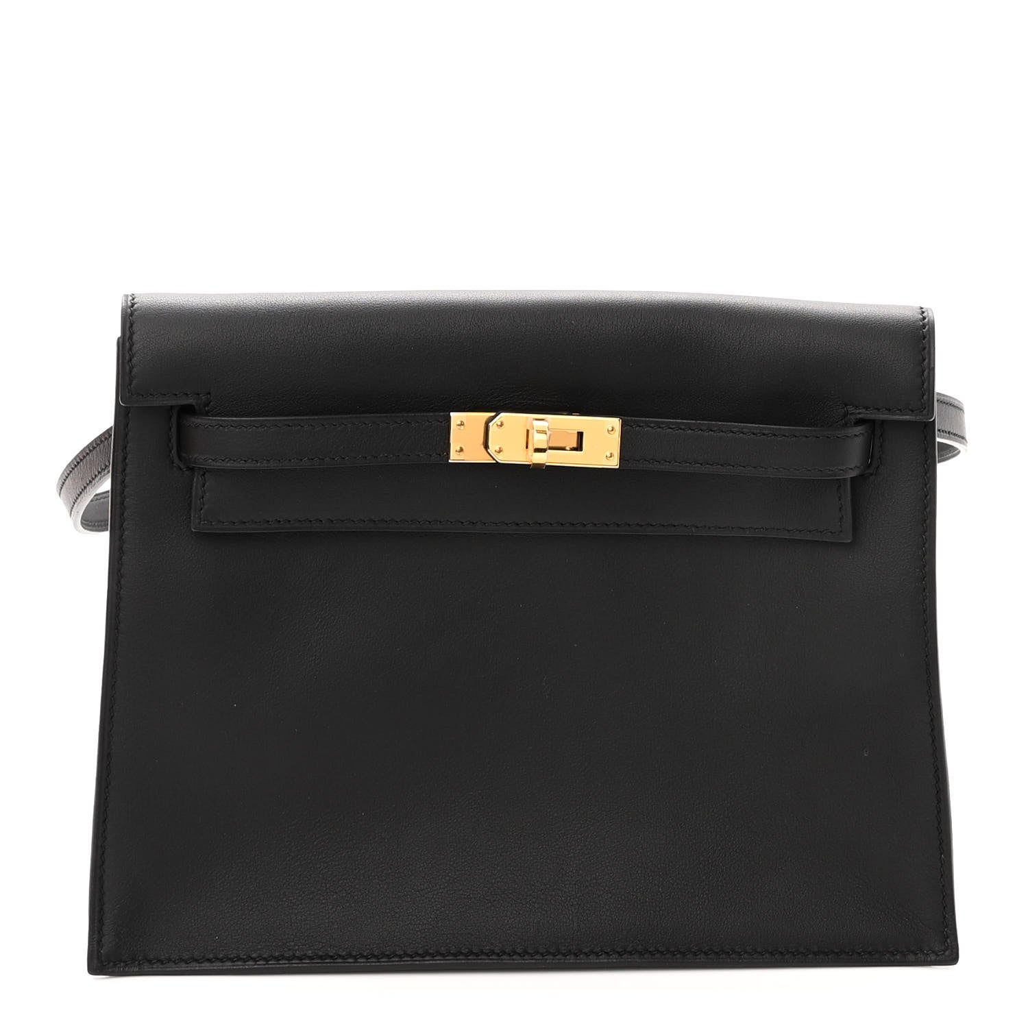 Hermes Swift Kelly Danse II Belt Bag Black 1 of 10