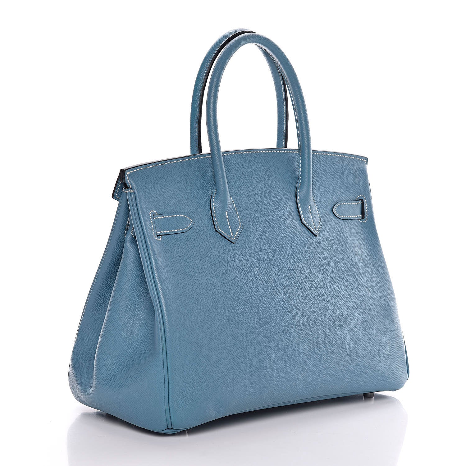 Hermes Epsom Birkin 30 Blue Jean 3 of 9