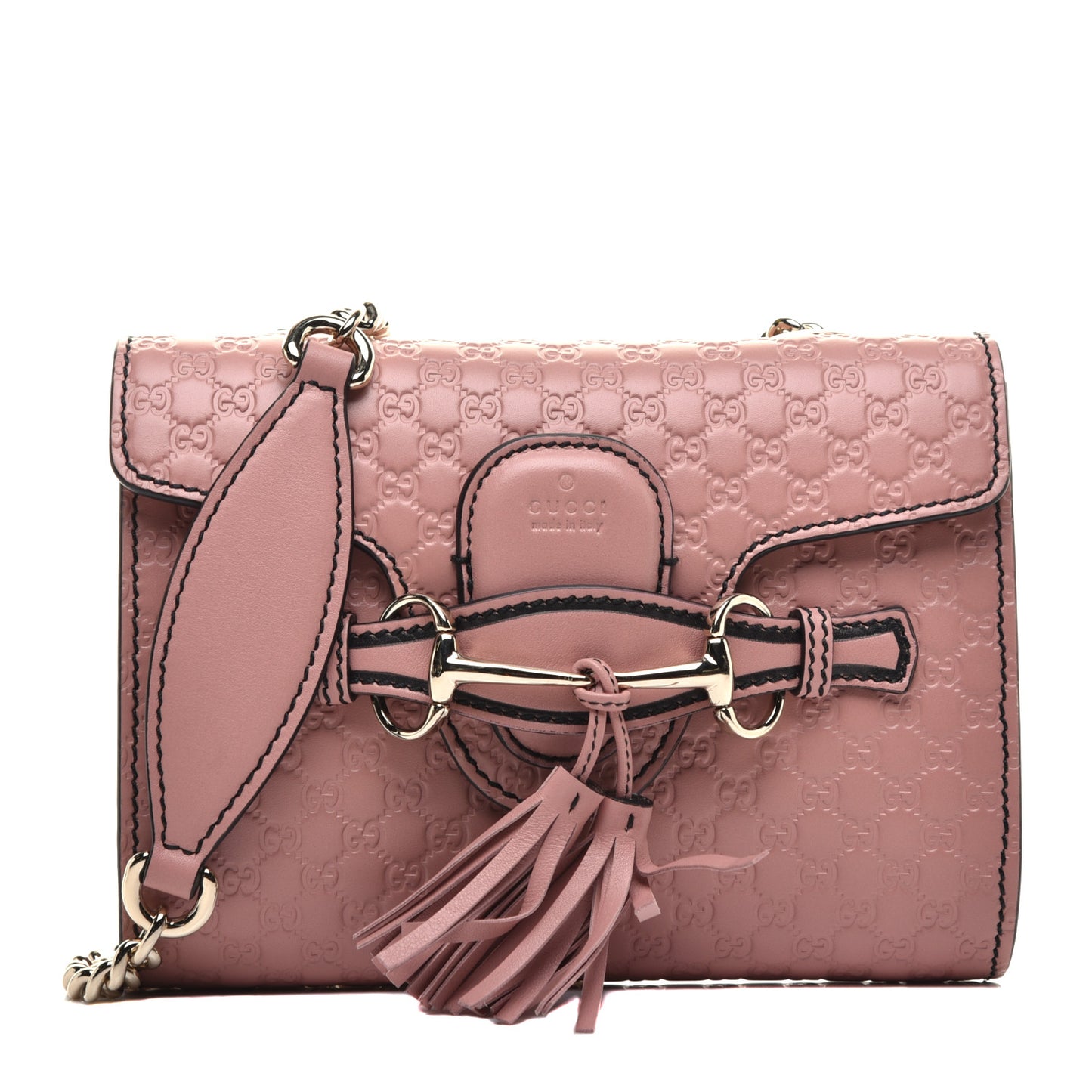 Microguccissima Mini Emily Shoulder Bag Soft Pink