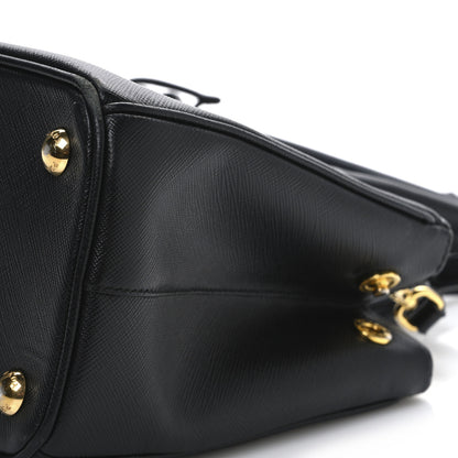 Prada Saffiano Lux Small Galleria Double Zip Tote Black 9 of 11