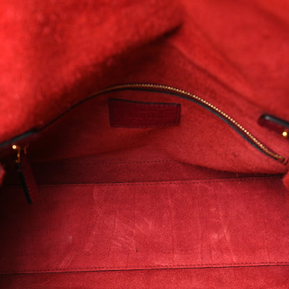 Valentino Garavani Grained Calfskin Medium My Rockstud Frame Bag Rosso Valentino 5 of 9