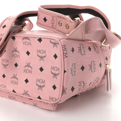 MCM Visetos Small Stark Rabbit Backpack Pink 8 of 9