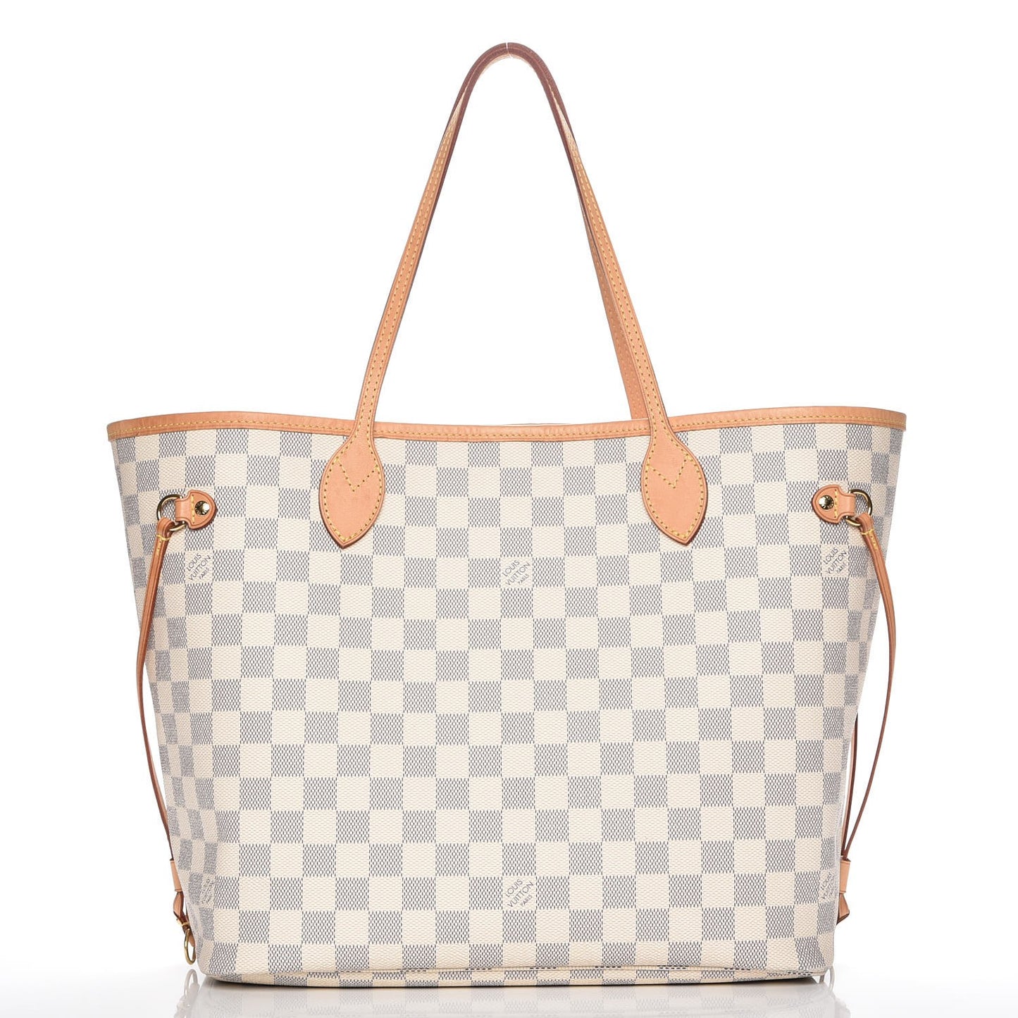 Damier Azur Neo Neverfull MM Rose Ballerine