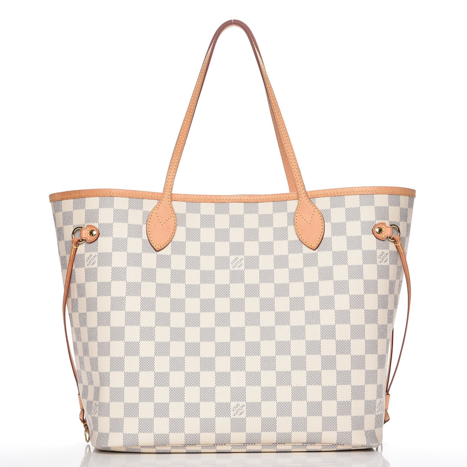 Louis Vuitton Damier Azur Neo Neverfull MM Rose Ballerine 4 of 13