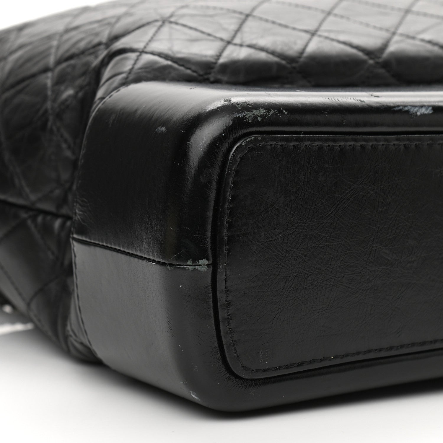 Chanel Aged Calfskin Quilted Maxi Gabrielle Hobo Black 9 of 18