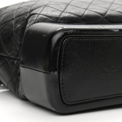 Chanel Aged Calfskin Quilted Maxi Gabrielle Hobo Black 9 of 18