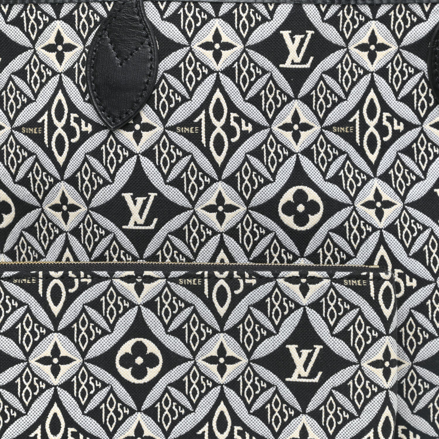 Louis Vuitton Jacquard Since 1854 Neverfull MM Grey 10 of 12