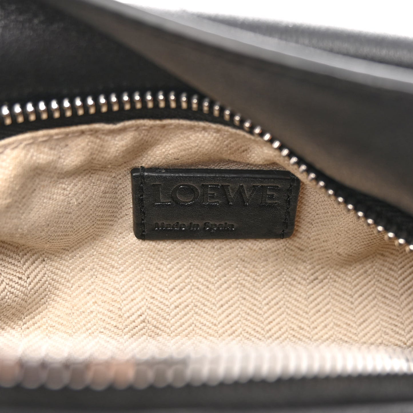 Calfskin Small Puzzle Bag Black
