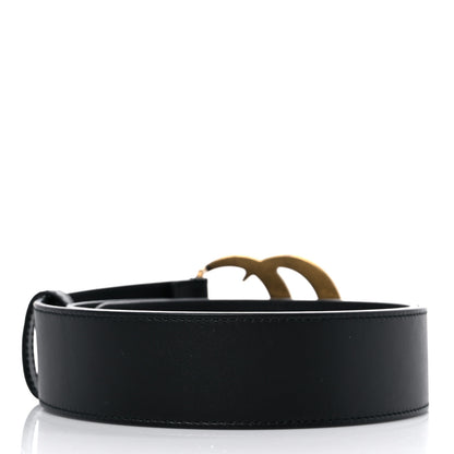 Gucci Calfskin Double G 40mm Belt 80 32 Black 2 of 6