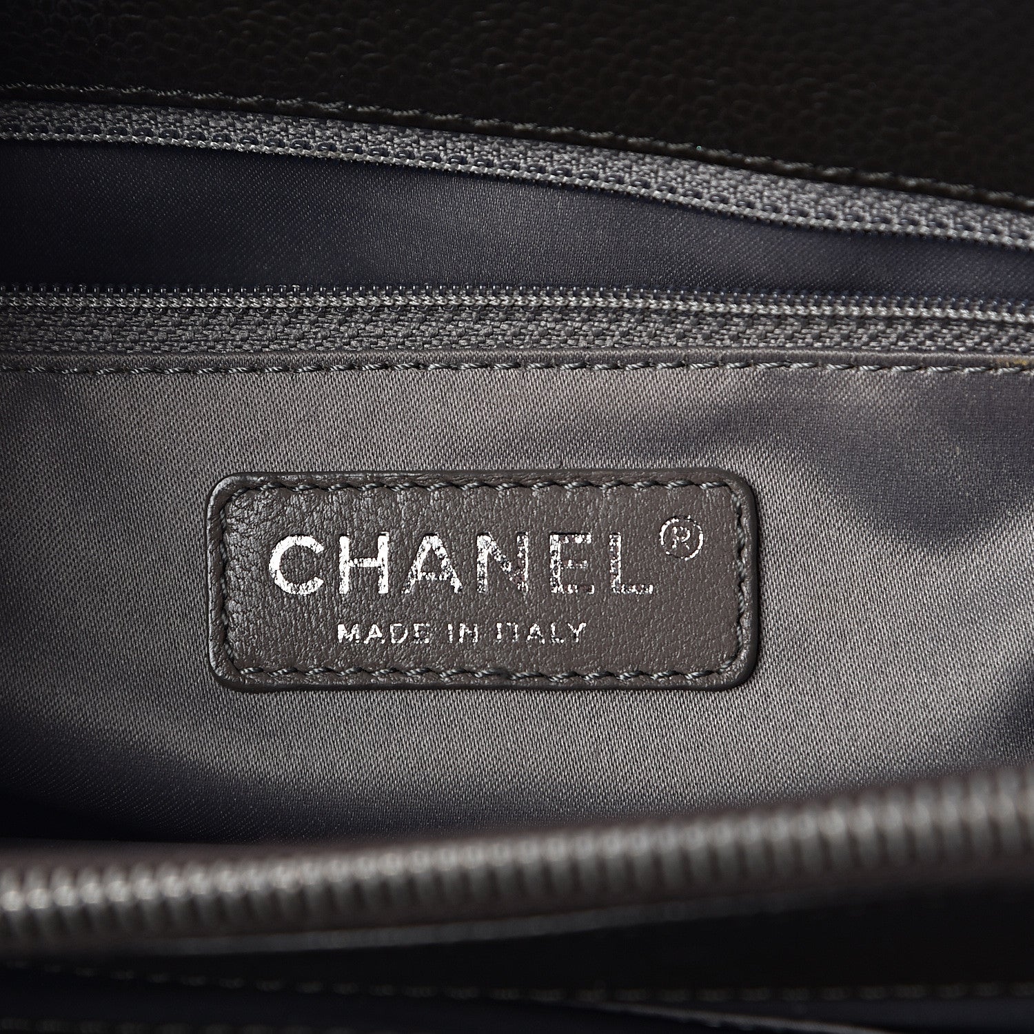 Chanel Caviar Quilted Grand Shopping Tote GST Dark Brown 6 of 11