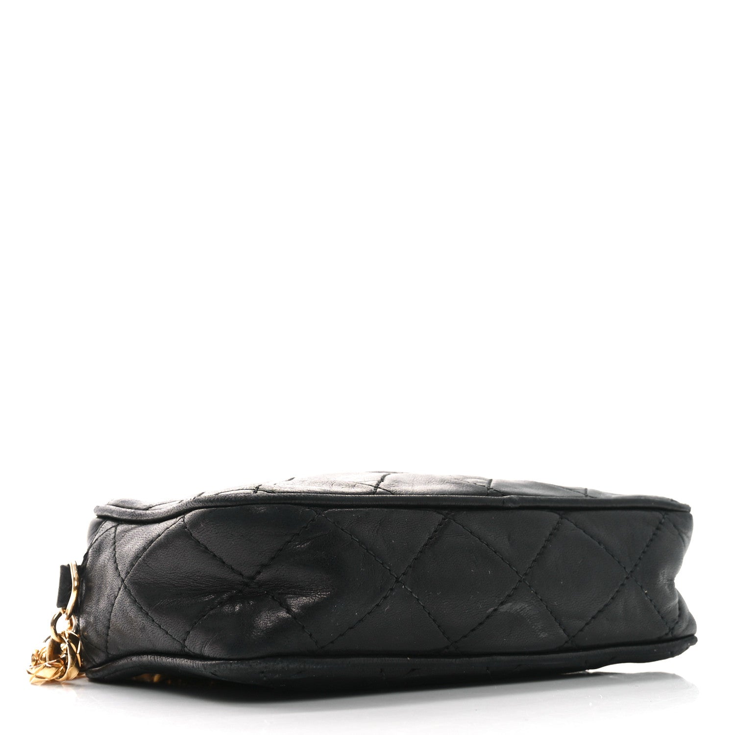 Chanel Lambskin Quilted Tassel Camera Case Black 4 of 11