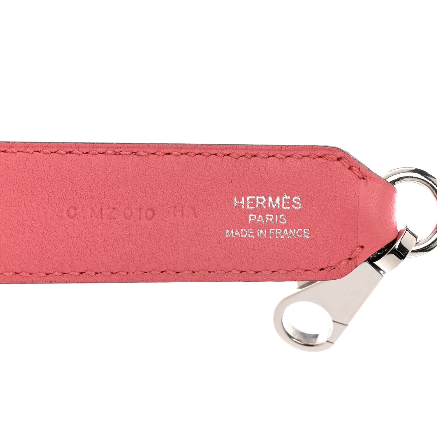 Hermes Swift Studded Carnaby Losange Shoulder Strap Rose D'Ete Abricot 4 of 5