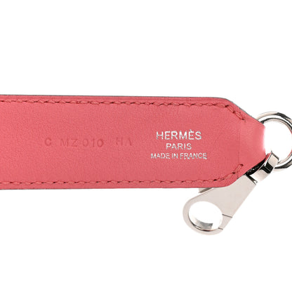Hermes Swift Studded Carnaby Losange Shoulder Strap Rose D'Ete Abricot 4 of 5