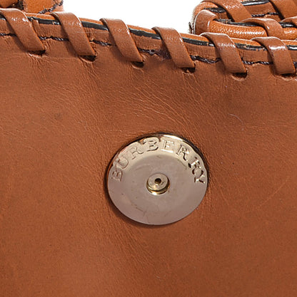 Burberry House Check Whipstitch Medium Tote Ochre 12 of 12