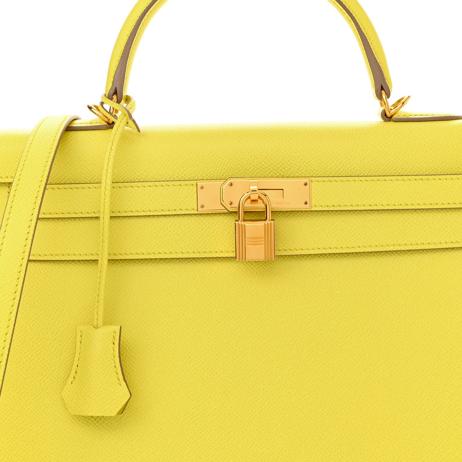 Hermes Epsom Kelly Sellier 32 Soufre 8 of 11