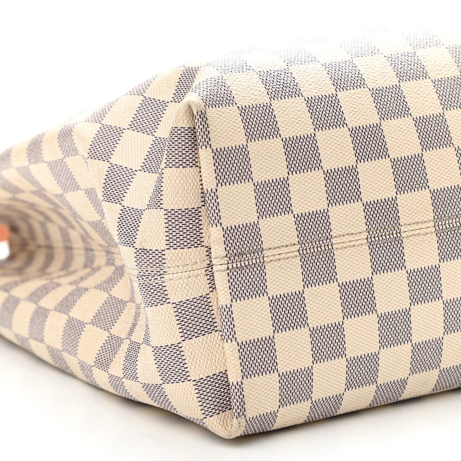 Louis Vuitton Damier Azur Graceful MM Rose Ballerine 9 of 12