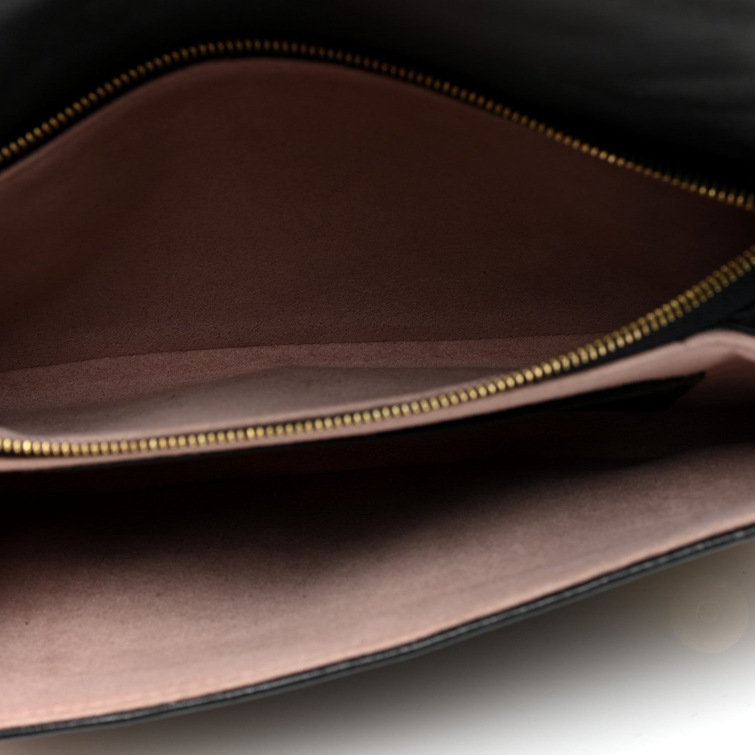 Louis Vuitton Lambskin Embossed Monogram Pochette Coussin Black 5 of 10