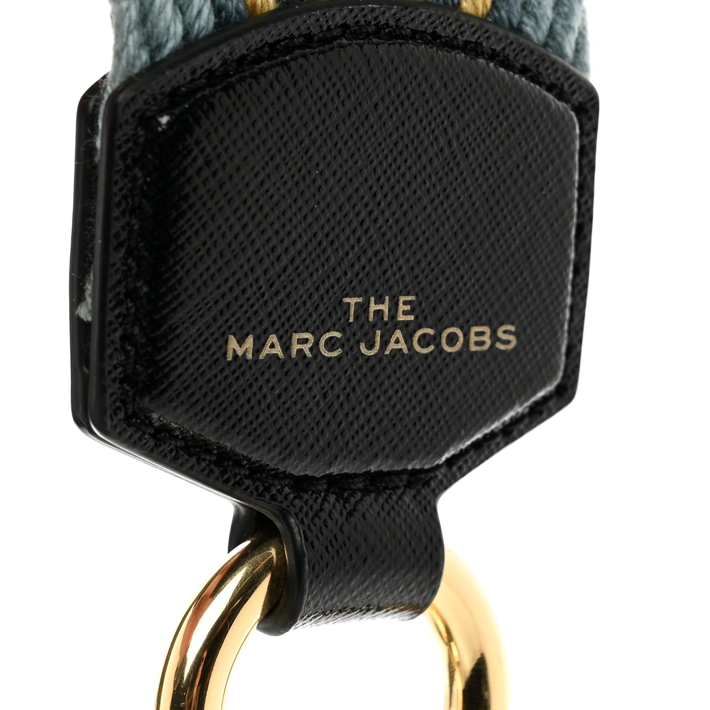 Cotton Calfskin The Arrow Webbing Strap Blue Multicolor