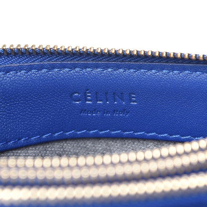 Celine Lambskin Small Trio Crossbody Bag Violet Blue 8 of 10