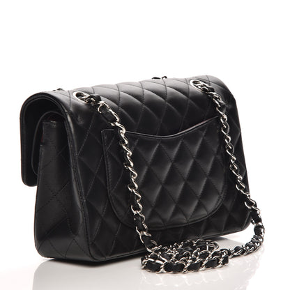 Chanel Lambskin Quilted Small Double Flap Black 3 of 8