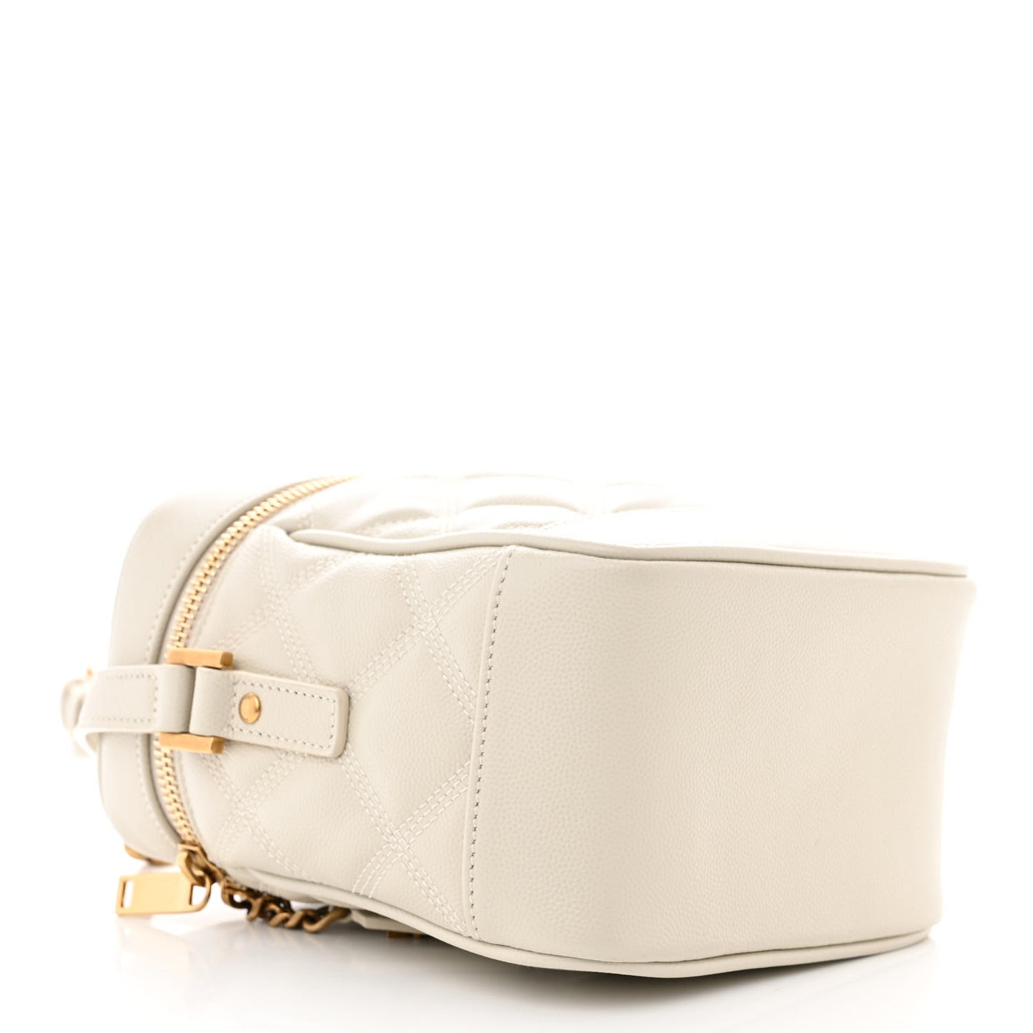 Grain de Poudre Quilted 80's Vanity Bag Crema Soft