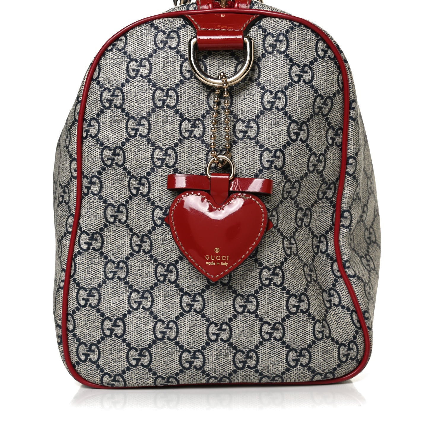 Gucci GG Plus Monogram Tattoo Heart Medium Joy Boston Red 8 of 16